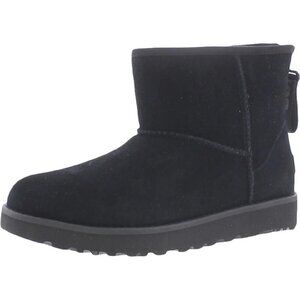UGG Classic Mini Logo Zip Boot black 5 suede women